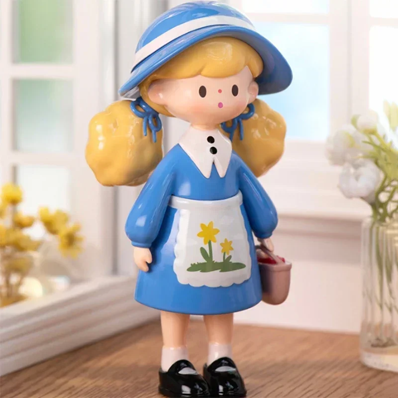 VINDING EENHOORN Molinta Popcorn Zus Retro Wear Series Blind Box Speelgoed Kawaii Anime Action Figure Verrassing Mystery Box Poppen