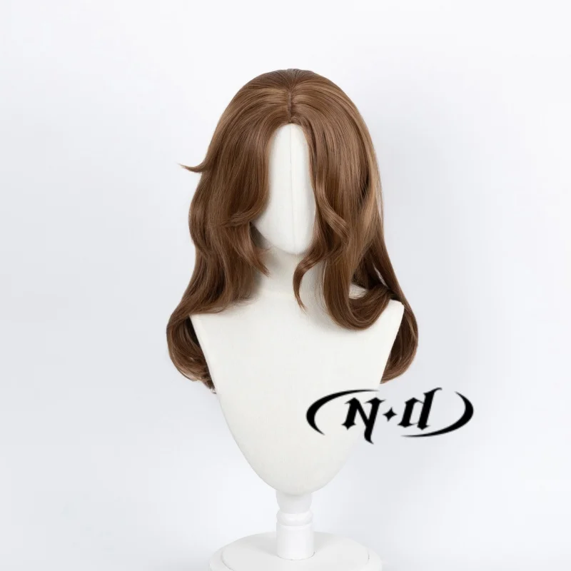 Nd psicólogo cosplay perucas id v cos ada mesmer perucas de cabelo para comic con coser traje tema festa resistente ao calor sintético