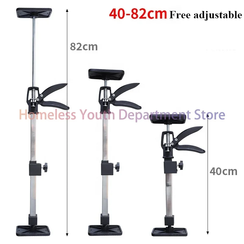 Wood tool holder, woodworking telescopic quick support bar, adjustable third-hand support bar system, for cabinet jacks