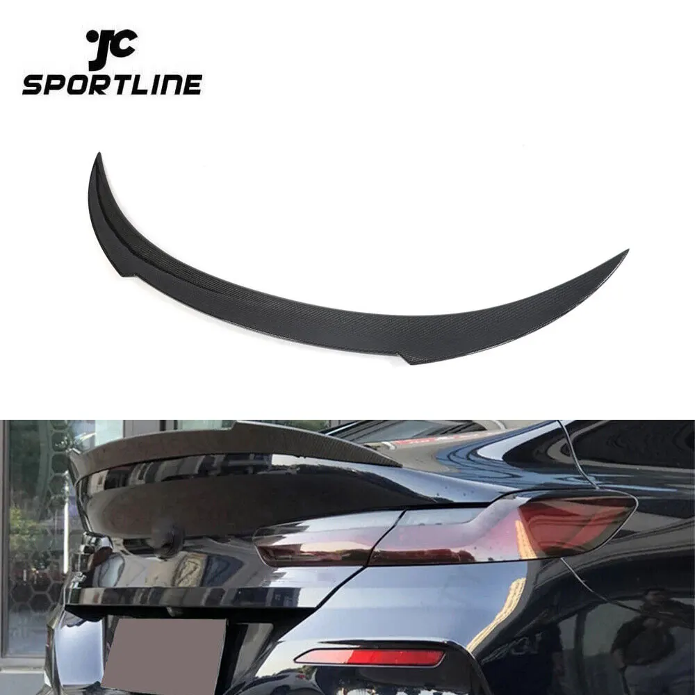 

For BMW 8 Series G15 840i M8 Coupe Dry Carbon Fiber Rear Trunk Lip Spoiler Wing