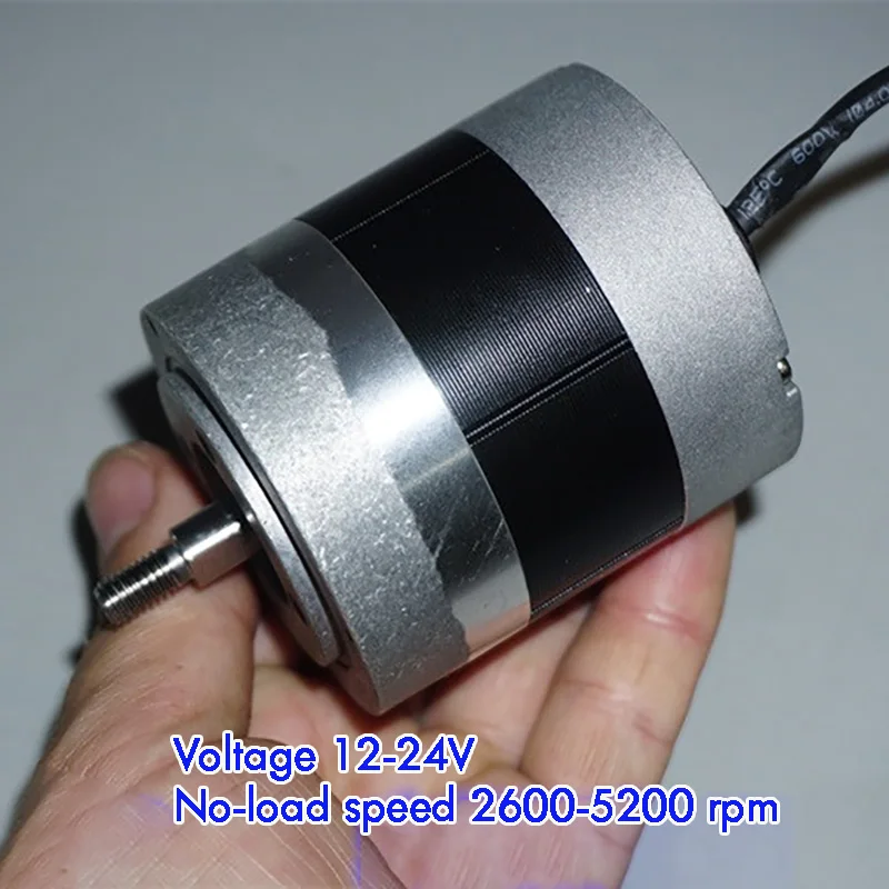 57 Brushless Motor Medium Strength Magnetic Ball Bearing High Torque Silent Inner Rotor 12V-24V Operation Running
