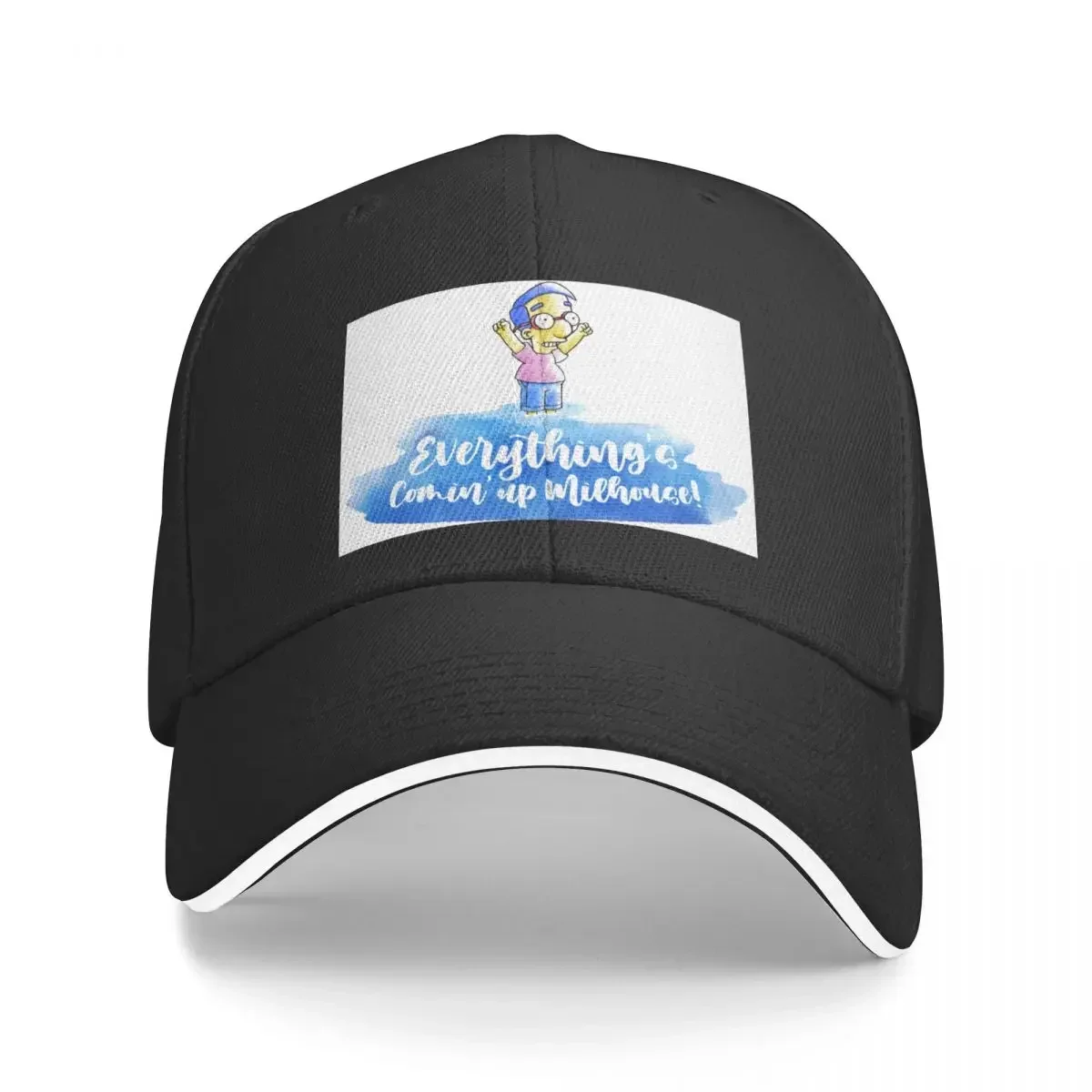 

Everything's coming up Milhouse Baseball Cap Golf Cap Snap Back Hat custom Hat Girl Men's