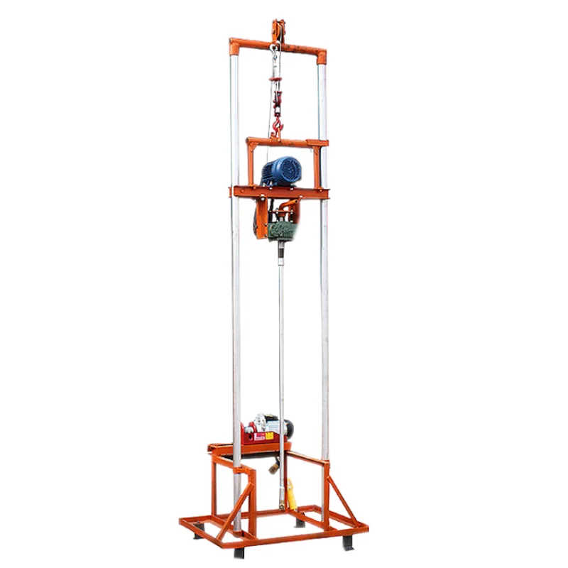 

Hot Sale Engineering Drilling Rig 100 m Small Water Well Drilling Rig Pipe Dredging Rig