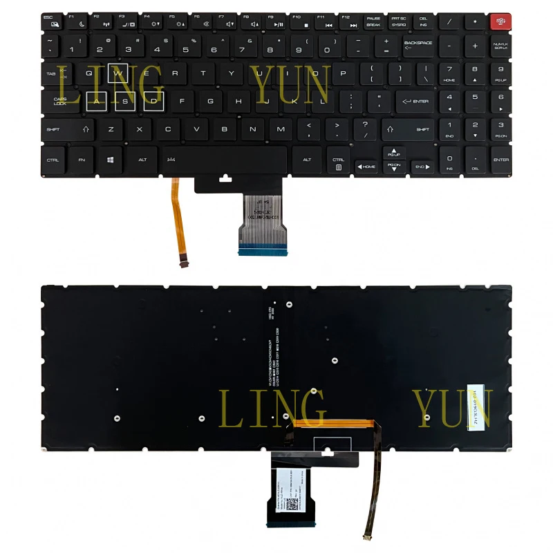 z  Compatible with  for  Thunderobot 911 Huijin/Titanium Air/Chaser/Silver Moon New 911Pro Black Warrior/911MixBook keyboards