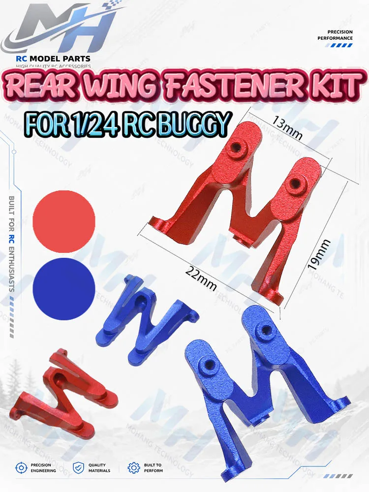1Pc Rear Wing Mount Bracket for WLtoys 244016 LOSI Micro-B 1/24 RC Buggy (2g)