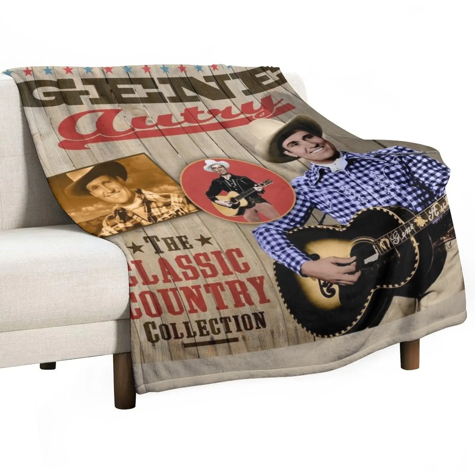 Gene Autry - The Classic Country Collection Throw Blanket Bed linens Designer Blankets