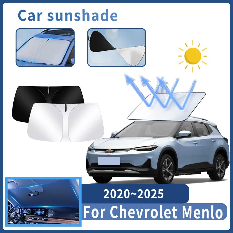 

Auto Parts For Chevrolet Menlo 2020~2025 2021 Sunshade Windshield Sun Protection Heat Cover Summer Car Interior Accessories Tool