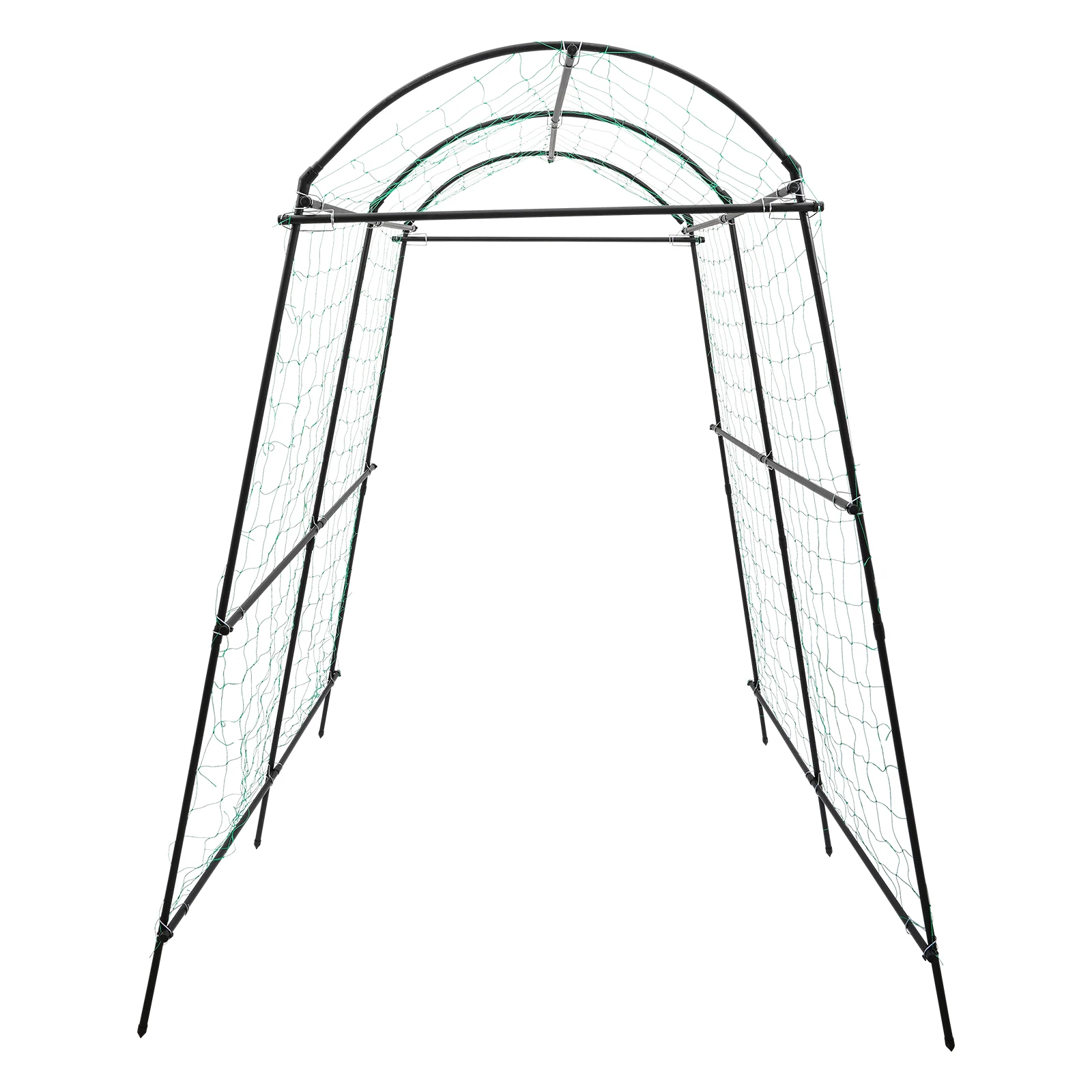 Garten-Spalier für Kletterpflanzen, Garten-Tunnel-Spalier, Spalier zur Pflege Ihrer Pflanzen für Gurken, Erbsen, Rosen, Zucchini – Detail 2