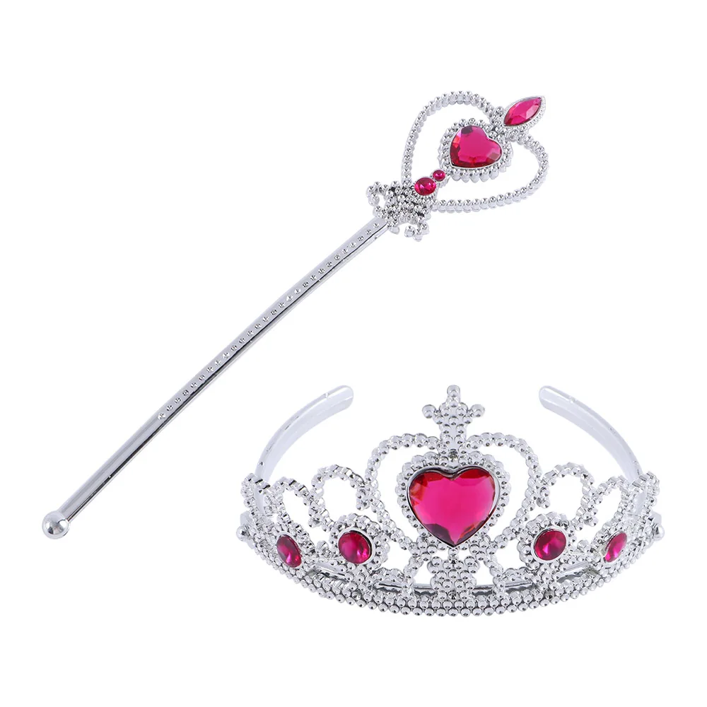 

Cosplay Party Princess Heart-Shaped Crown Magic Wands Headband Headwear Hair Styling Accessories Fashion Accessories