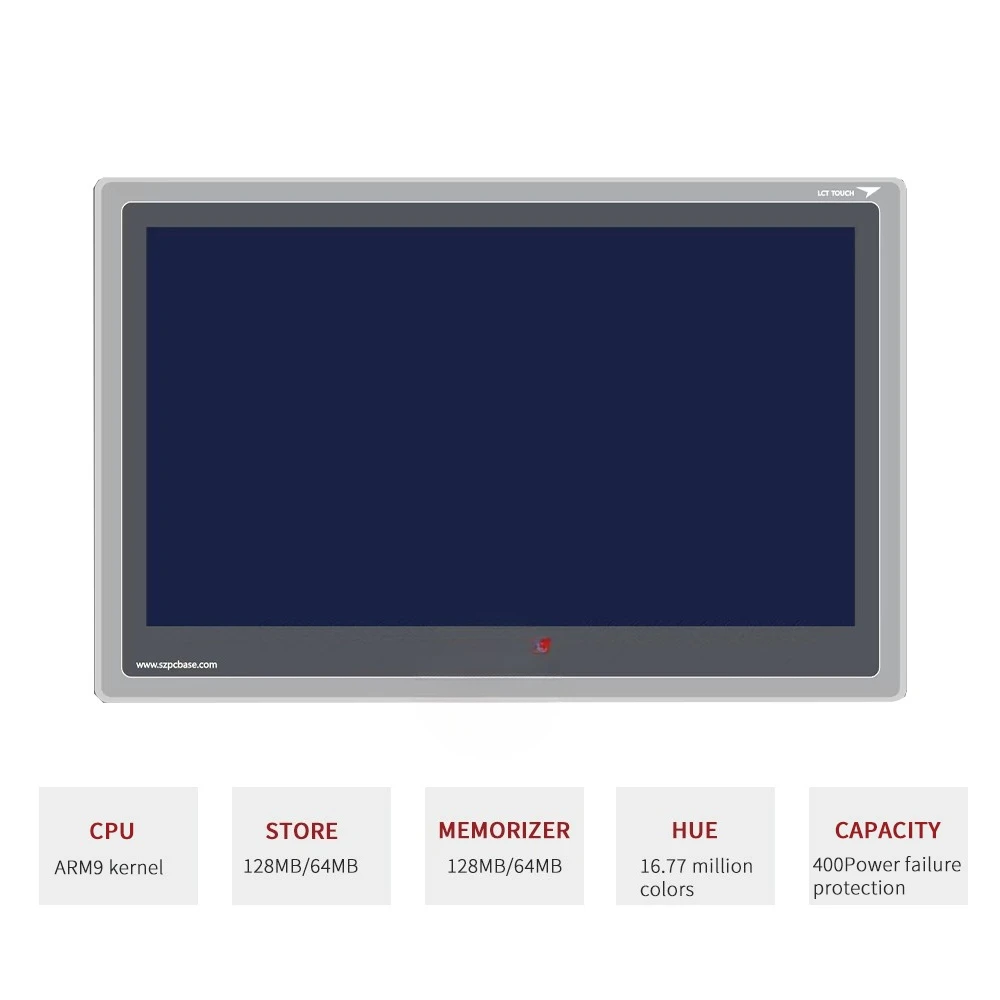 Oem Hmi Plc عرض واجهة الآلة البشرية 15.6 بوصة شاشة تعمل باللمس الصناعية #3