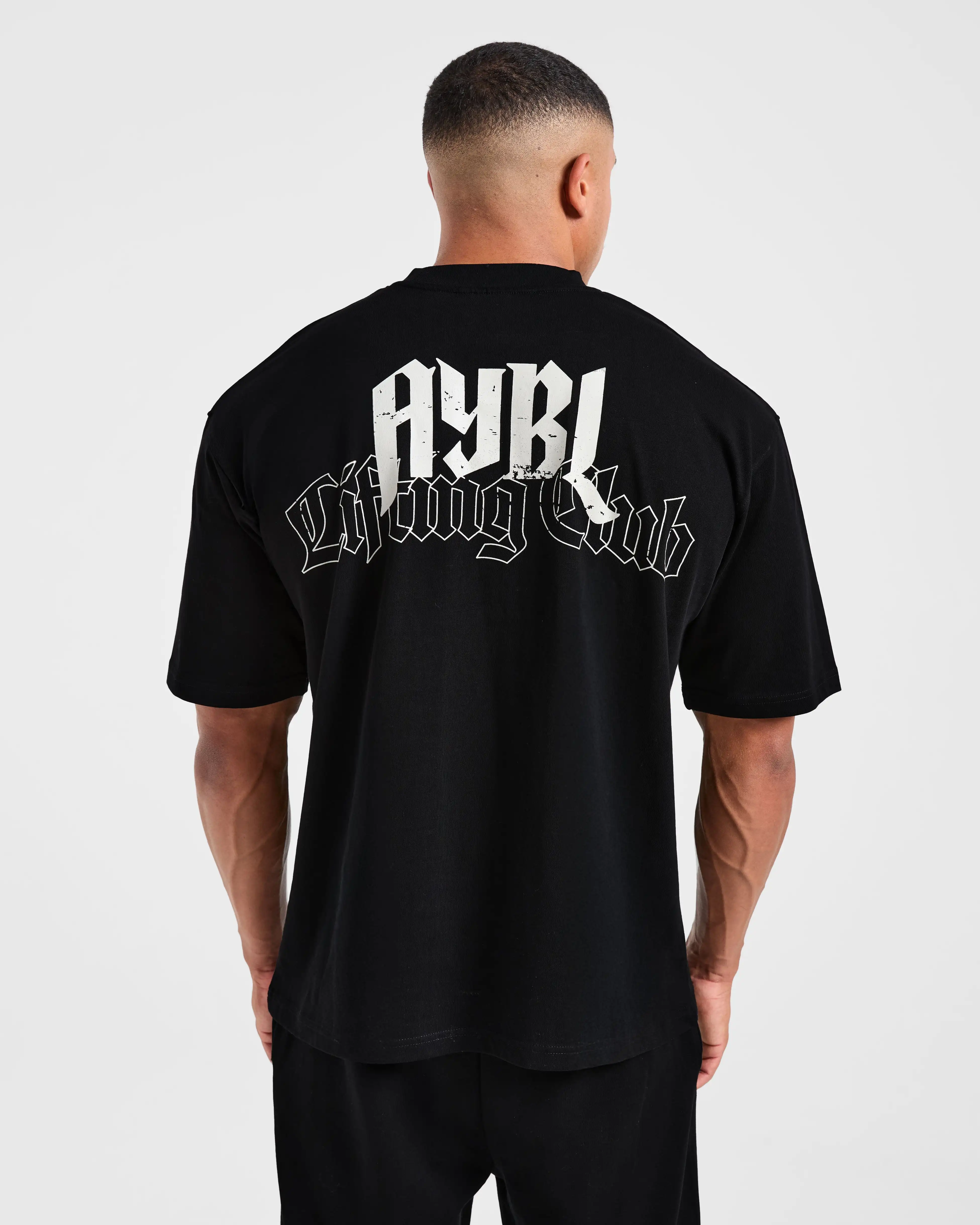 Lifting Club Gothic Hochwertige Luxus-T-Shirts aus bedruckter reiner Baumwolle, geeignet für Männer und Frauen zum täglichen Tragen. – Detail 6
