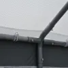 8' x 6' x 7,5' begehbarer Gewächshaustunnel, tragbarer Pflanzengarten-Stahlrahmen 5