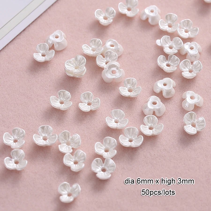 20/50pcs/lot White Resin Flowers Flatback Cabochon Accessories For Jewelry Making Phone Case Decoration Scrapbook Embellishment