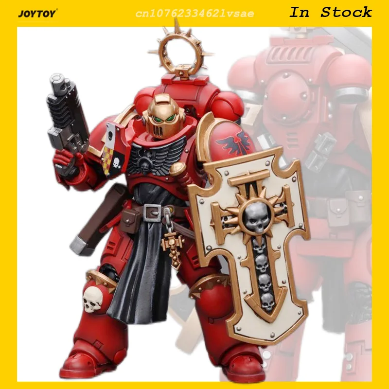 JOYTOY Blood Angels Bladeguard Veteran 1/18 Action Figure Warhammer 40K Primaris Space Marines Anime Figure Joint Doll Toy Gift