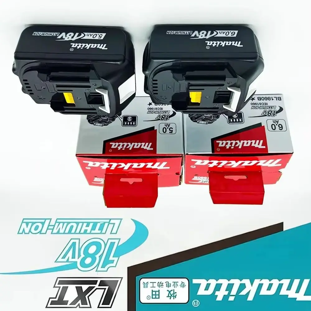 

Rechargeable 18V Battery Makita 5000/6000mAh BL1860 BL1850B BL1830B Series High Capacity Power Tool Battery