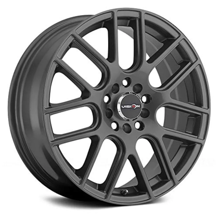 

426 Cross Gunmetal Wheel with Painted Finish 17x7 5x114.3mm