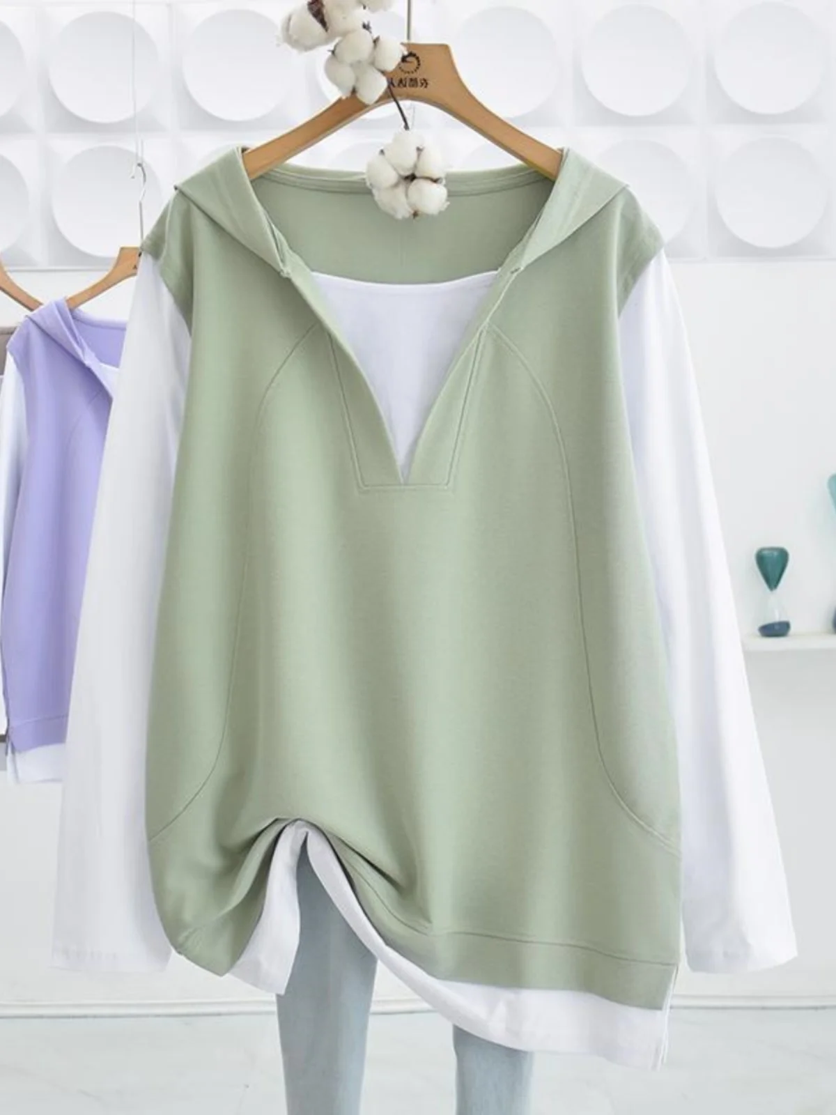 Felpe con cappuccio carine Himegyaru Donna Manica lunga All-Match Retro Easiest Match Velluto Esterno American Baggy Student Leisure Rosa