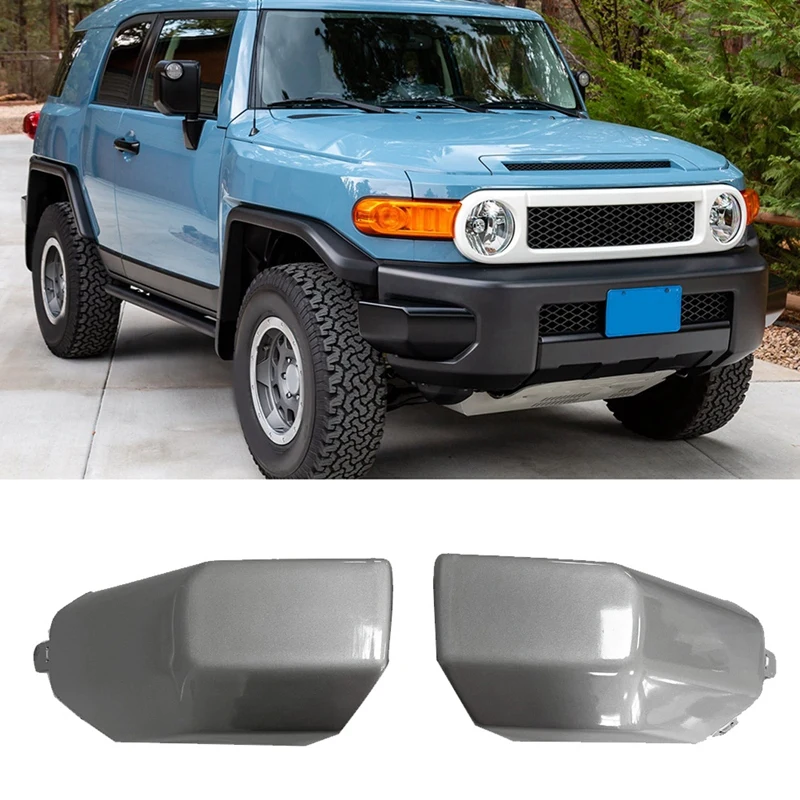 

1Pair Front Bumper End Cap Pad Cover 52422-35030 52423-35020 For Toyota FJ Cruiser 2007-2014 Wrap Corner End Cap Shell