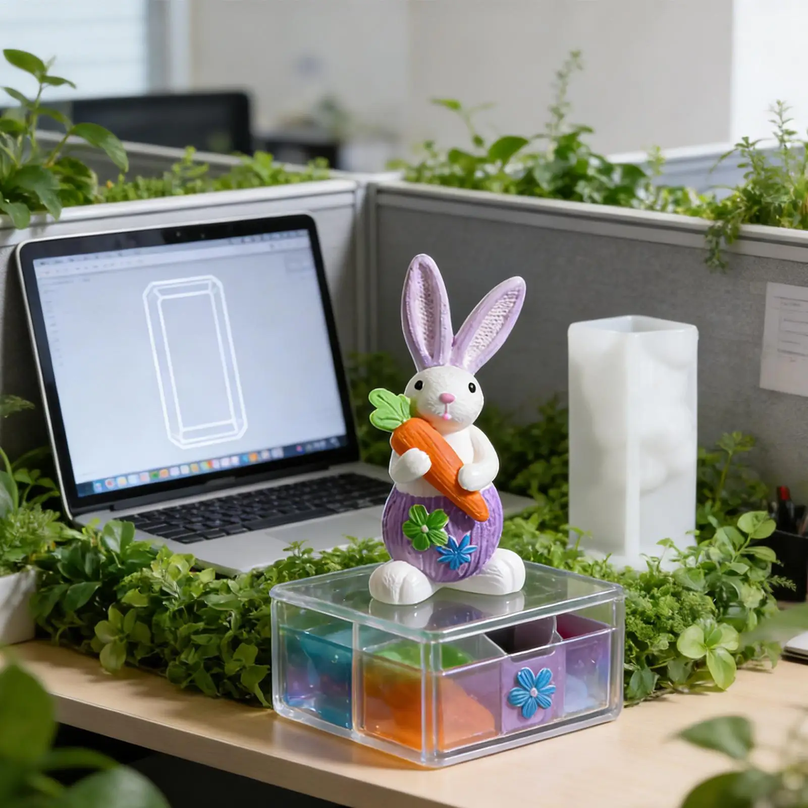 

Силиконовая форма для пасхального кролика 3D, для литья, декоративных украшений, рукоделия, эпоксидной смолы, для праздников, свадеб, вечеринок, украшения стола, дома, обеденного зала