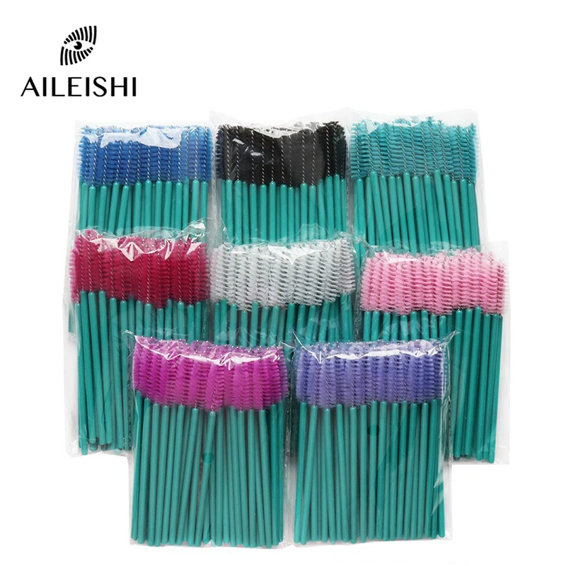 50Pcs Disposable Eyelash Brush Eyelashes Extension Eyebrow Brush Mascara Wands Applicator Spoolers Eye Lashes Cosmetic Makeup