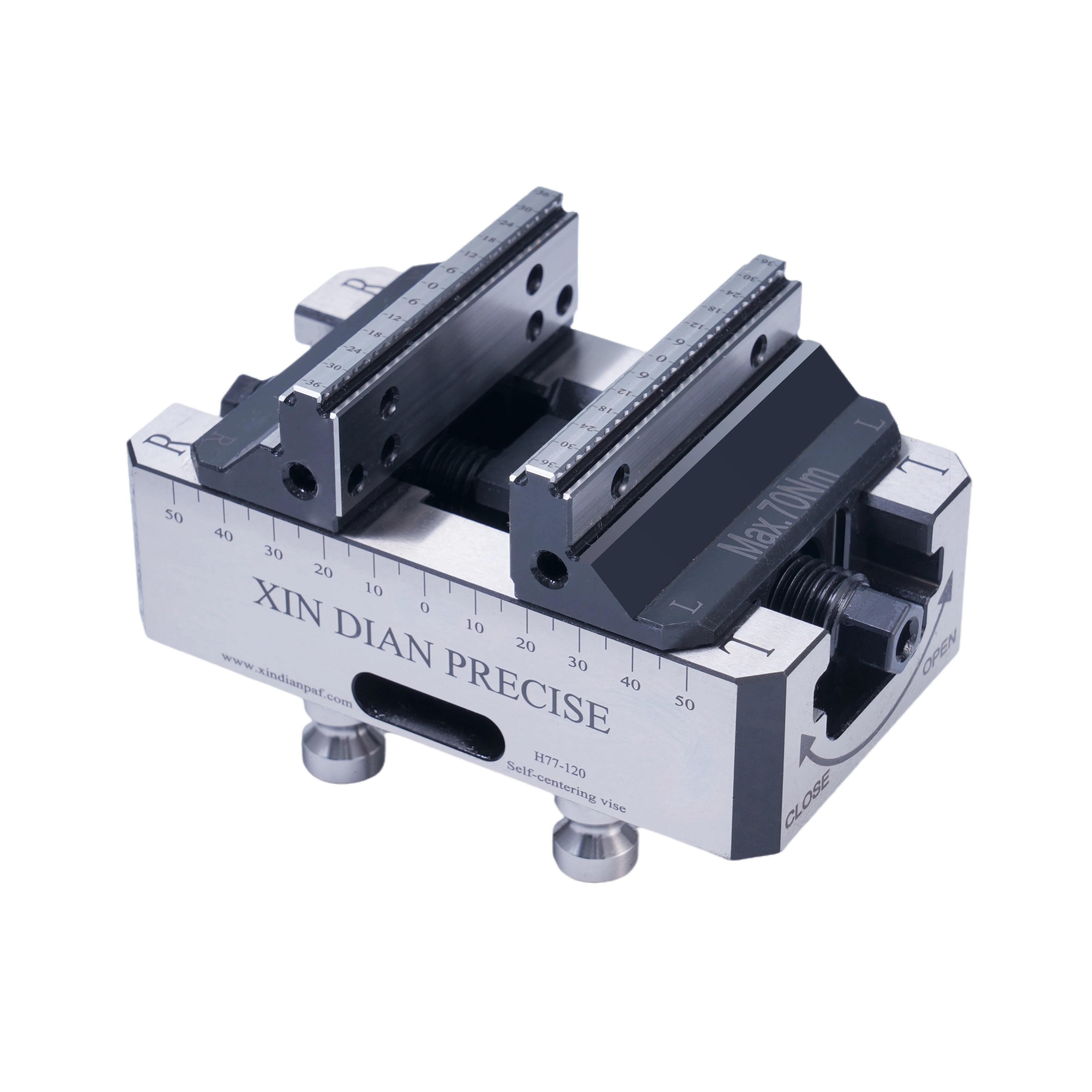 Self-centering vise CNC machining center four-axis five-axis concentric fixture High rigidity can be processed rigid parts can b