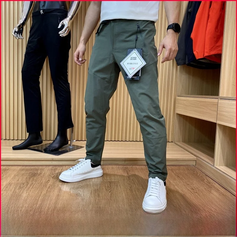 

Тяжелые уличные мужские джинсы, новые летние водонепроницаемые износостойкие повседневные спортивные брюки, модные прямые длинные футболки...