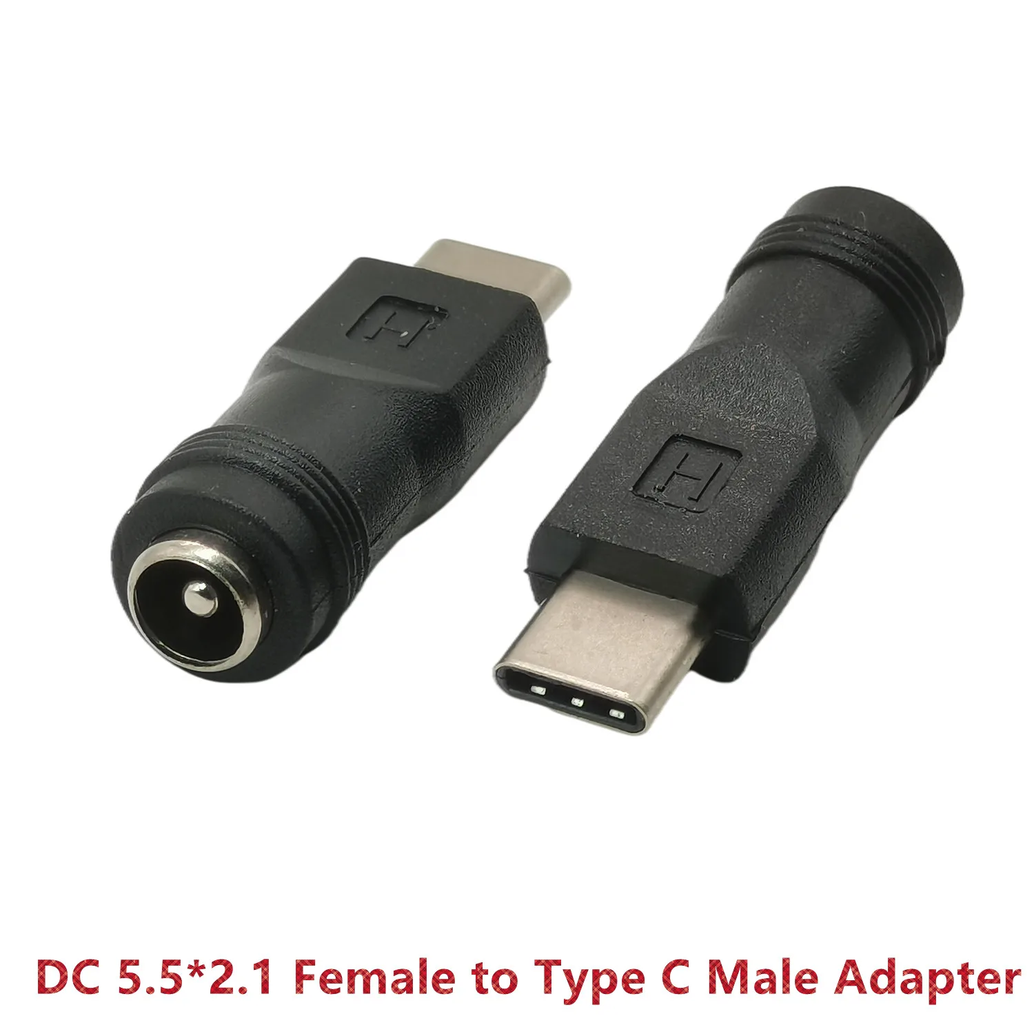 DC USB C Type-c  to 5.5*2.1 female Connector to female 5521 Power Jack DC Power Conector 5.5x2.1 adapter USB C Converter