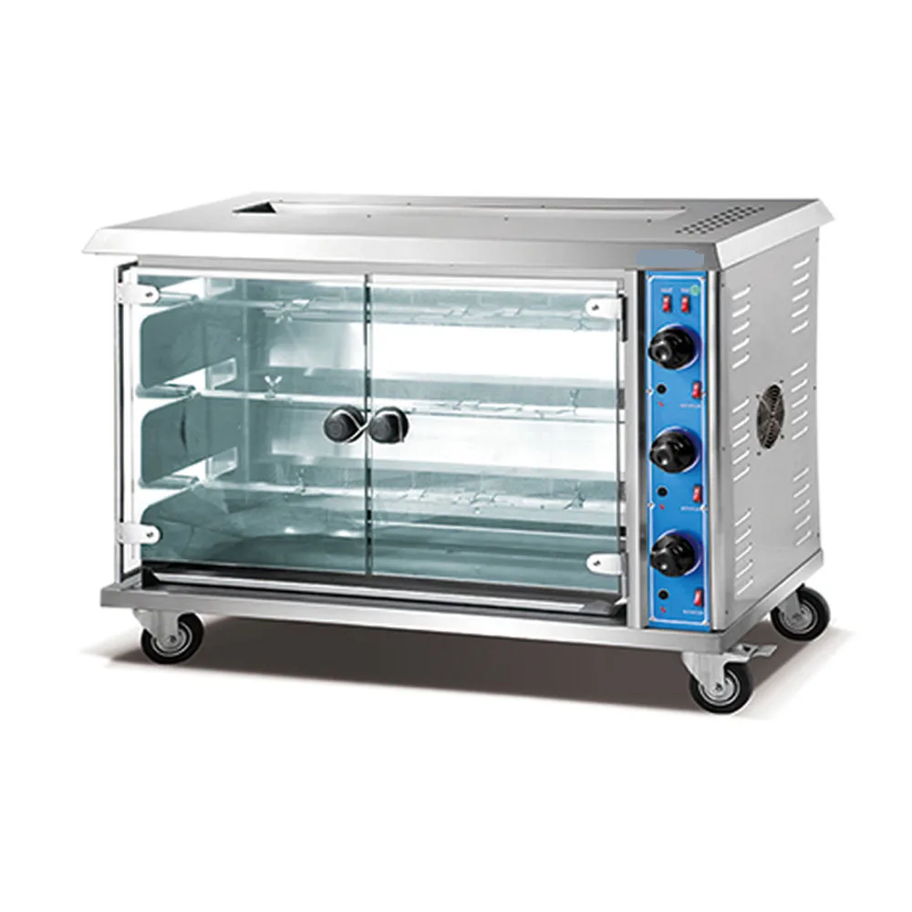 Commercial Large Gas Electric Chicken Roaster Rotisseries Grill For Sale Rotisserie Chicken Oven