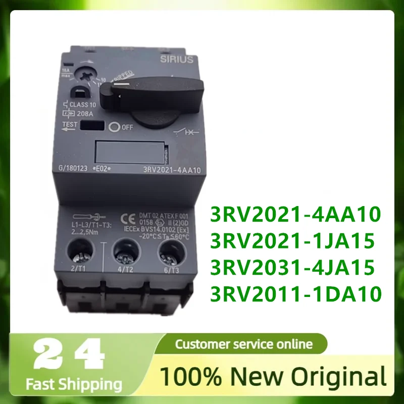 

100% новый оригинальный защитный автоматический выключатель 3RV2021-4AA10 3RV2021-1JA15 3RV2031-4JA15 3RV2011-1DA10