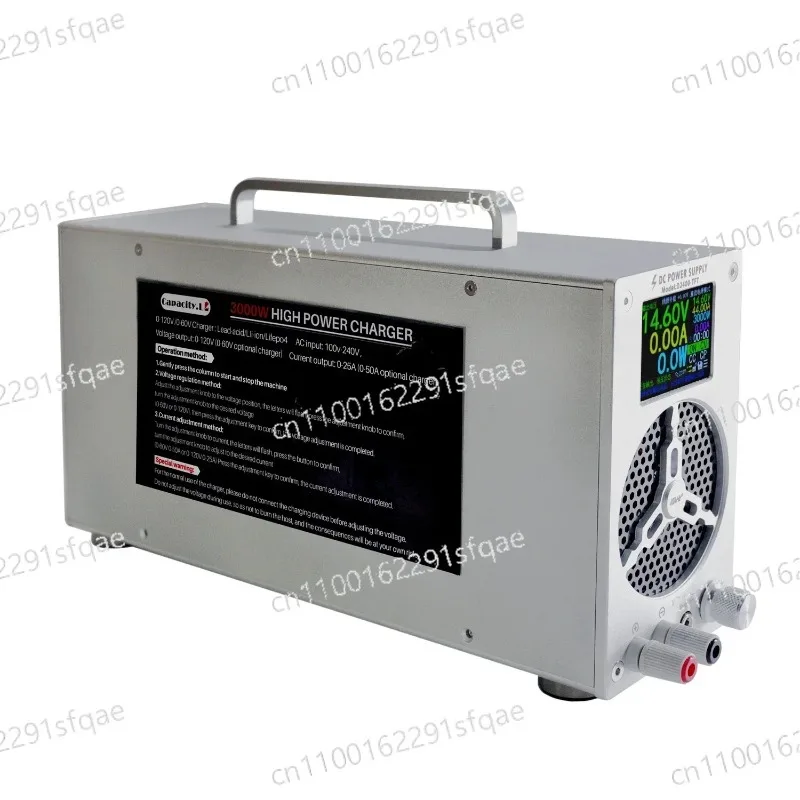 Voltage High-power Adapter 36v48v 24v   Lithium Battery Charger Adjustable Current  Lifepo4 Charger 25a 40A 100V 96v 72v 84v