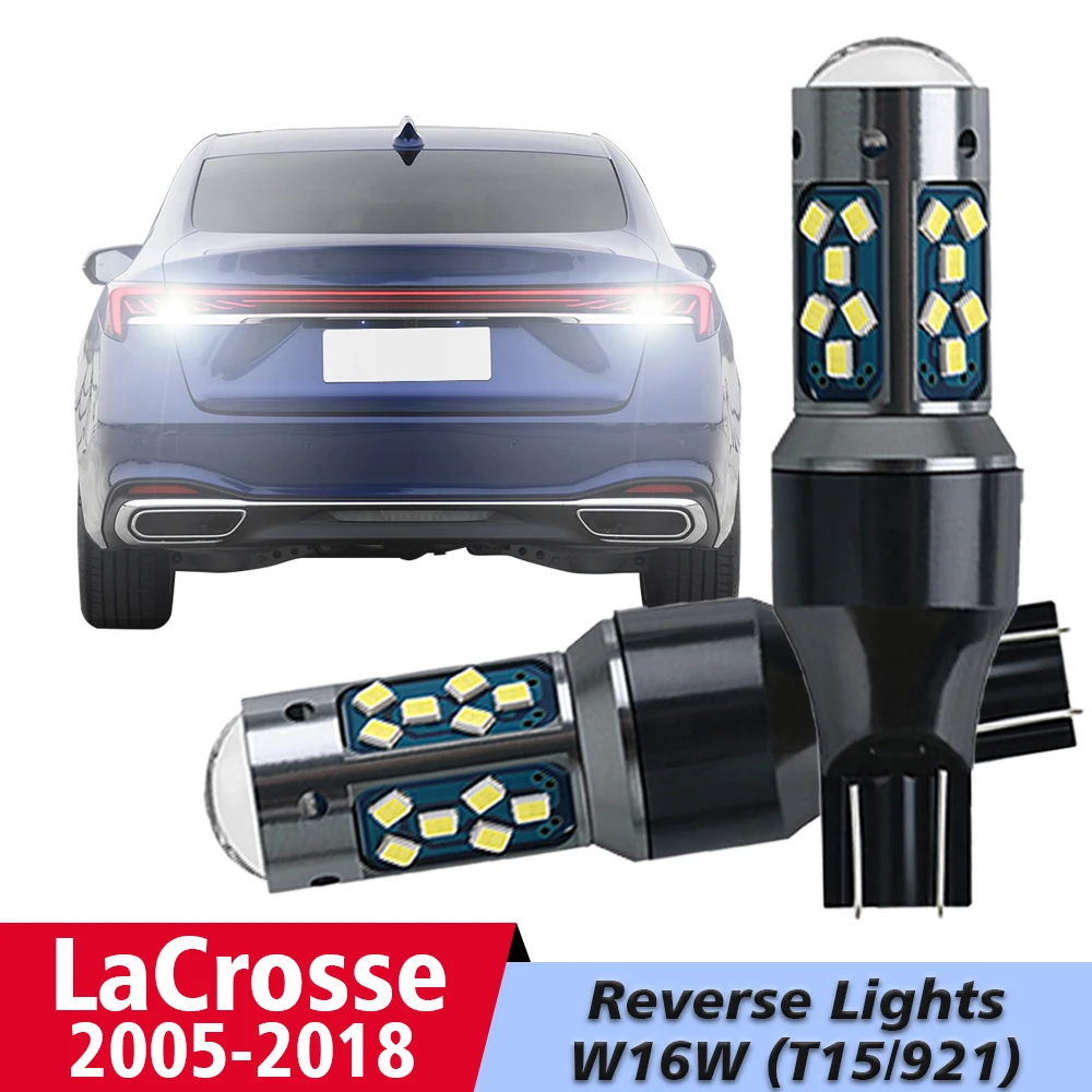 

Canbus LED Reverse Light Backup Lamp 2pcs Accessories For Buick LaCrosse 2005-2018 2010 2011 2012 2013 2014 2015 2016 2017