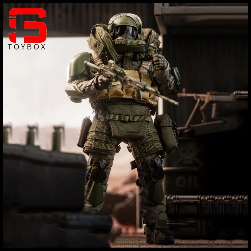 【2024 Q4】HASUKI SA02 1/12 Scale Black Ops Bulletproof Combat Suit Full Set 16cm Action Figure Model Toys