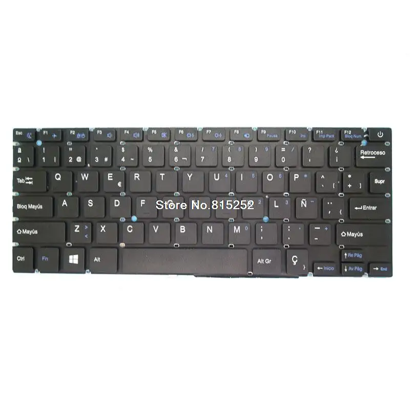 

Laptop Keyboard For Quasad Essential Pad QNC14 Without Frame New Black Spanish SP