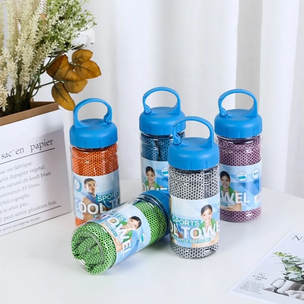 New Breathable Cooling Towel Ultra Soft Lightweight Ice Wipes Quick Drying Sunstroke Prevention Microfiber Towels Summer