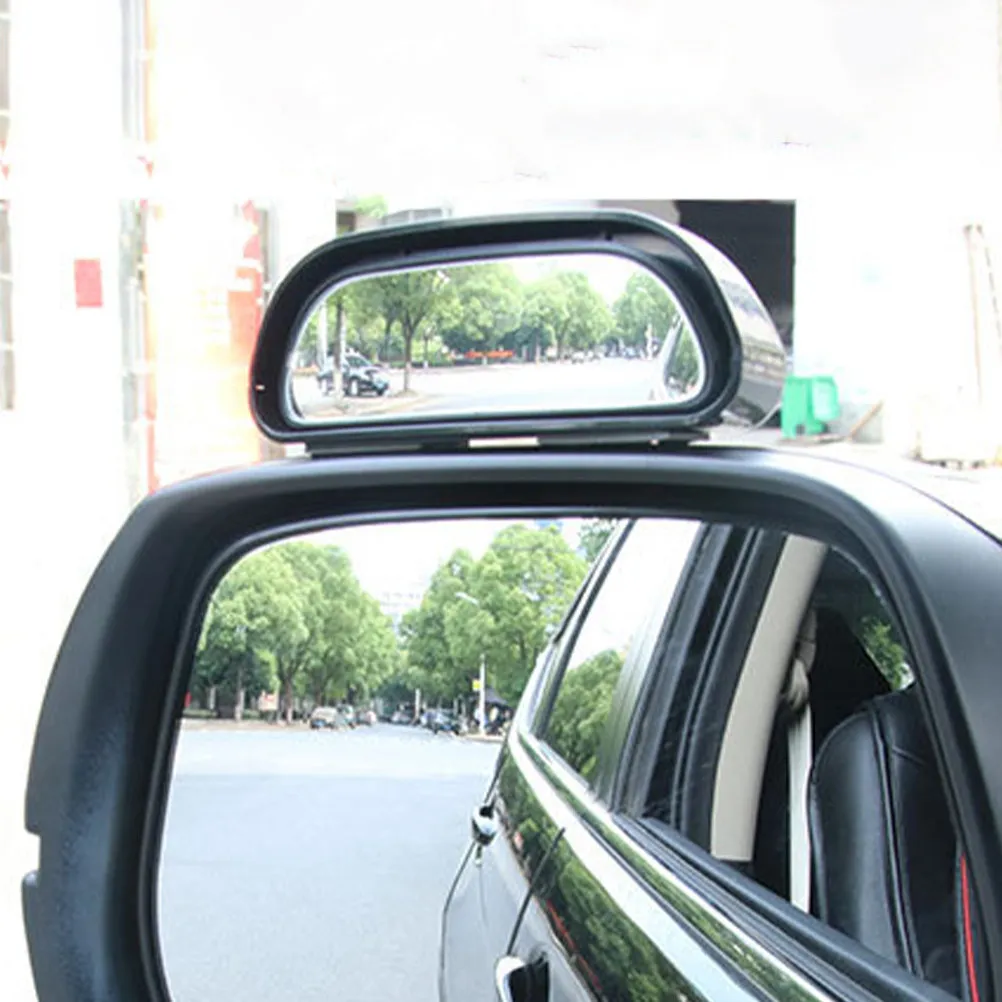 

Car Rearview Blindspot Mirror Adjustable Wide Angle Auxiliary Mirror Reversing Safety Accessory for Vehicle Driving