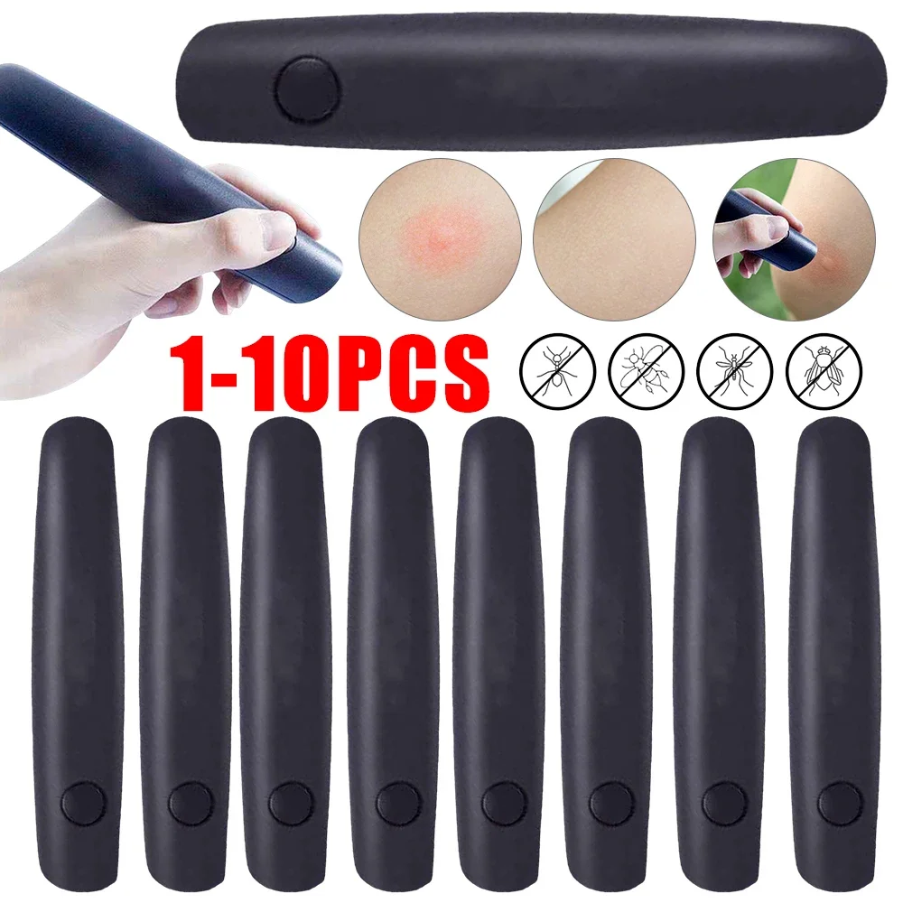 10-1PCS Mosquito Bite Pen Electronic Relieve Itching Pen Non-toxic Rechargeable Portable Anti-Itch Pen Bug Bite Itch Relief Pen