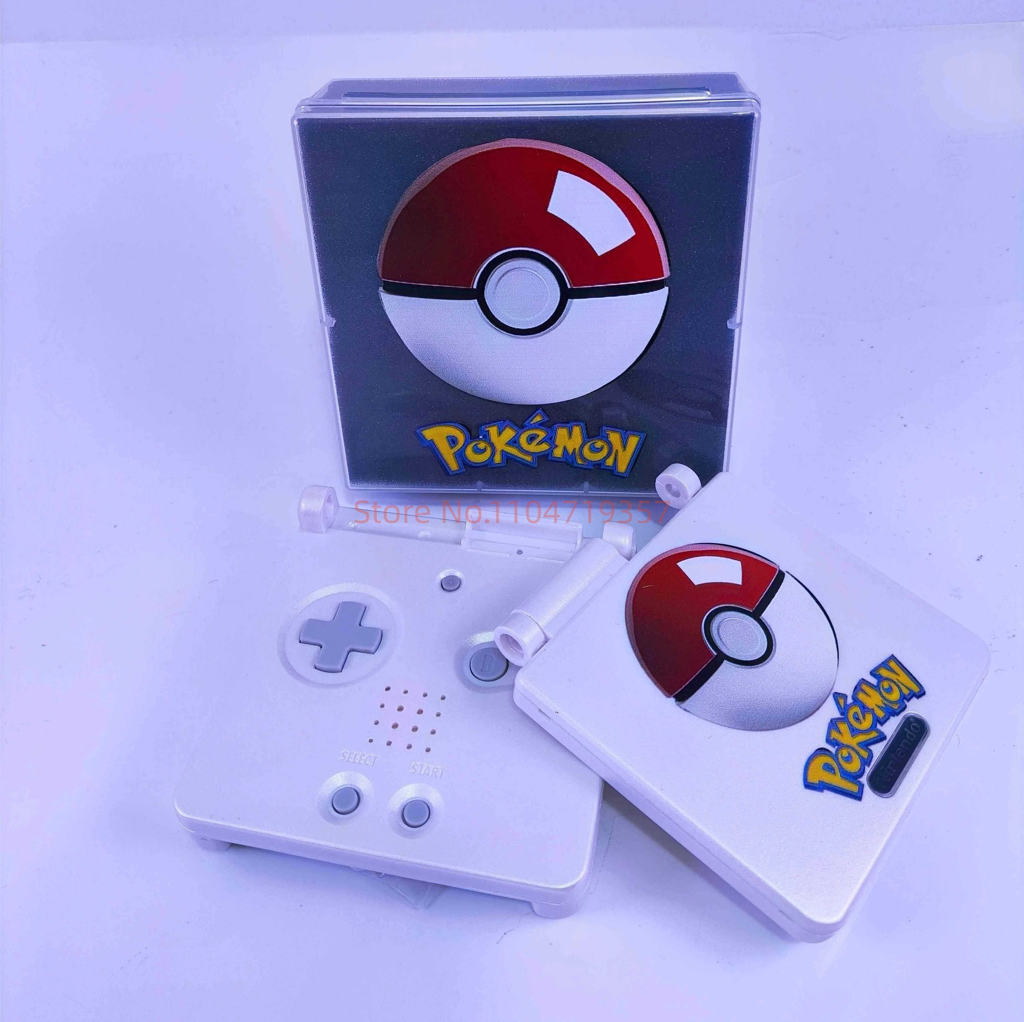 Met Box Gba Sp-verpakking en Shell Set Gengar Limited Edition, compatibel met Ips-scherm, Limited Edition speelgoedgeschenken