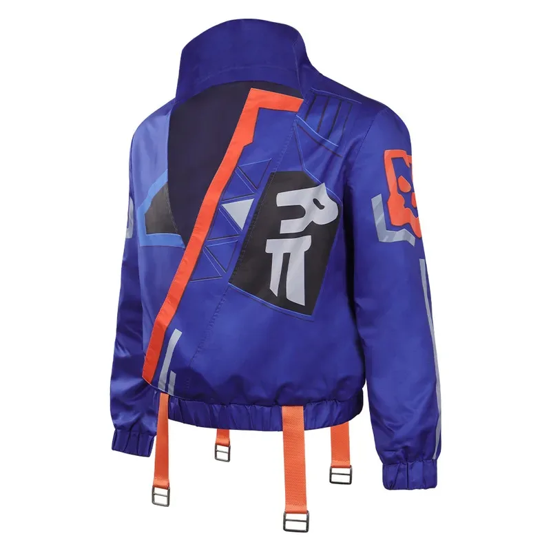 Valorant Yoru Costume Cosplay Giacca con stampa 3D Cappotto Abiti Abiti di carnevale di Halloween