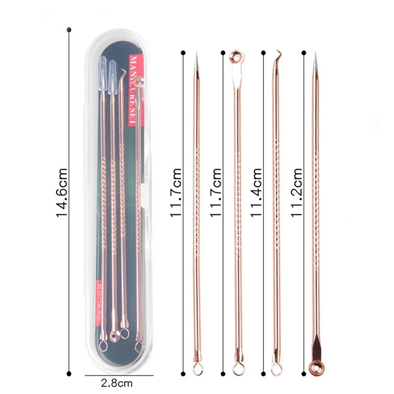 Alemão Ultra-Fine Blackhead Removedor Clip Tweezers, Ferramenta de Agulha Acne, Espinhas Celulares, Beleza e Saúde, Salão Especial, No. 5