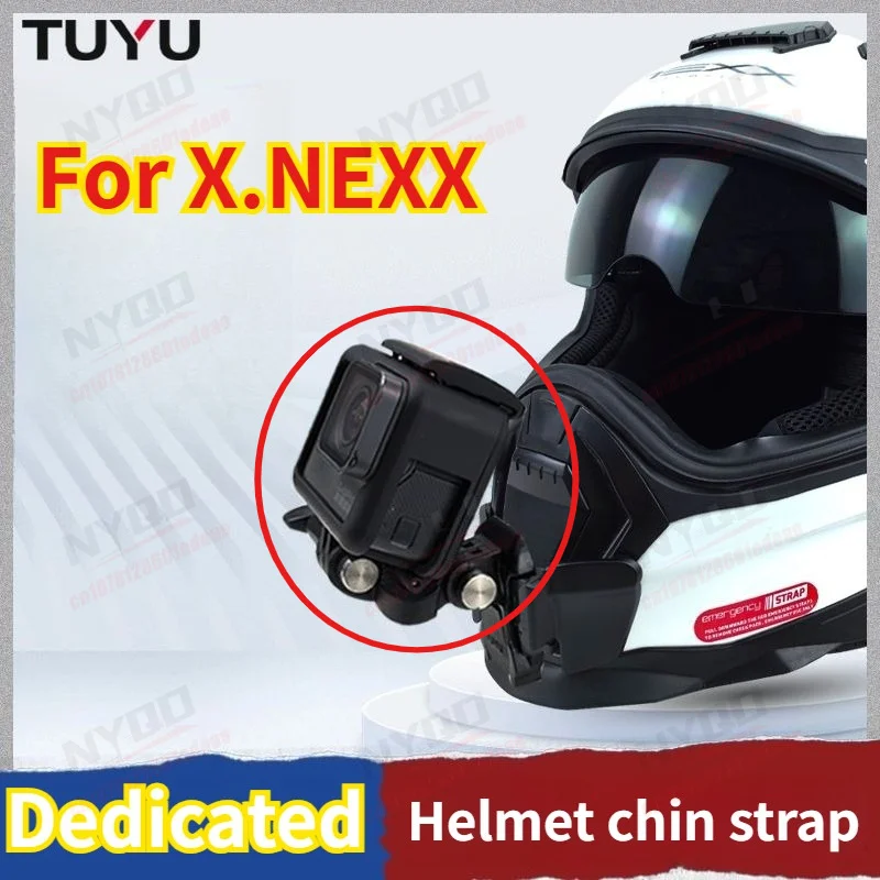 

Chin Mount for NEXX X.WED2 Helmet, Action Camera Bracket for GoPro Insta360, Motorcycle Cycling Accessory.