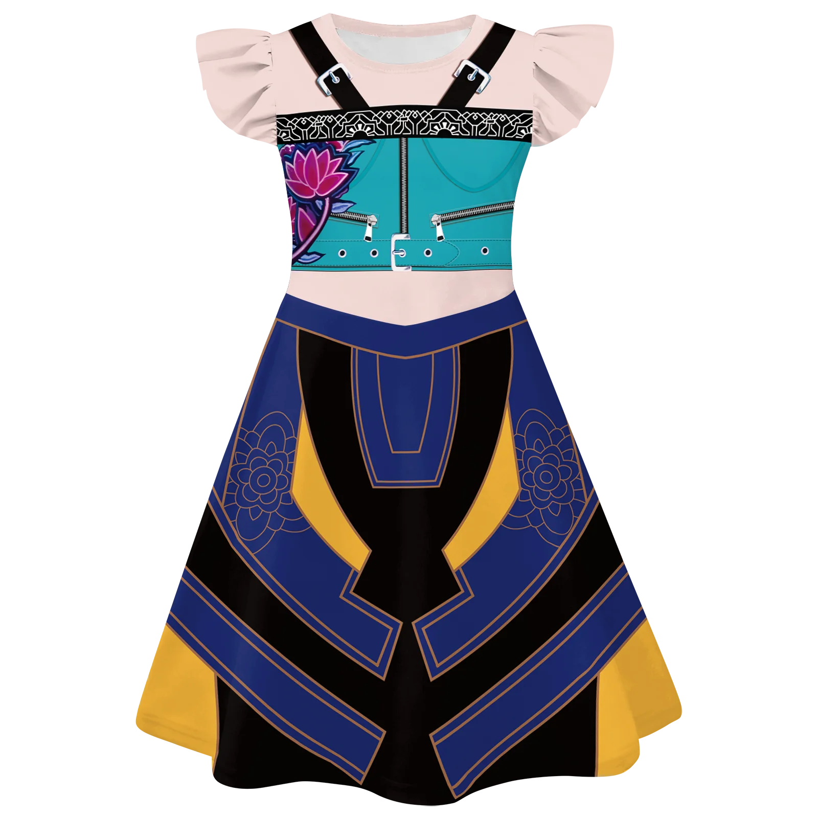 حار بيع فتاة زوي ميرا تأثيري حلي - هالوين K-Pop المعبود دور اللعب تحلق كم اللباس