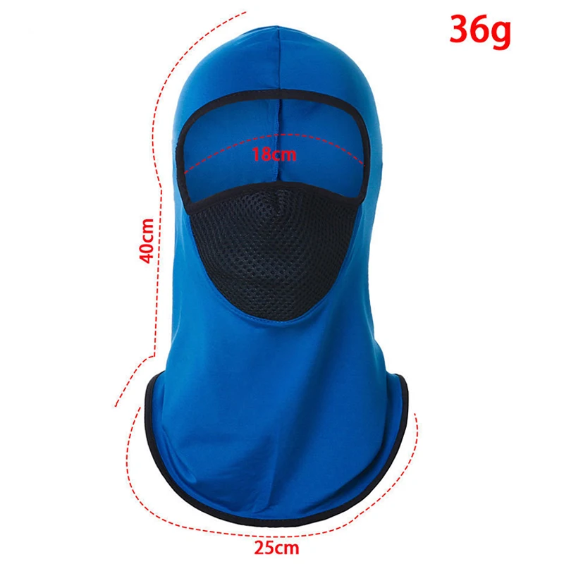 Masque de protection qualifiée ale coupe-vent, cagoule, chapeau, écran solaire, sports de plein air, randonnée, équipement de sauna, haute élasticité, masques de cyclisme fins