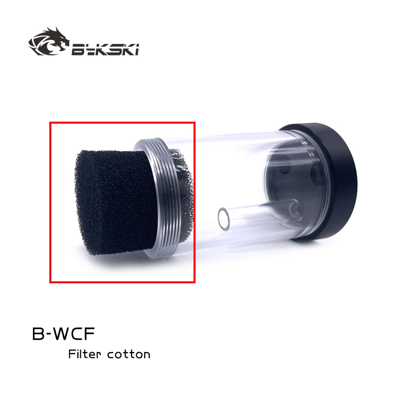 Bykski Water Coolant Tank Filter Sponge/Cotton Use for Inside Diameter 50/60mm Cylindric Reservoir PC Radiator System B-WCF