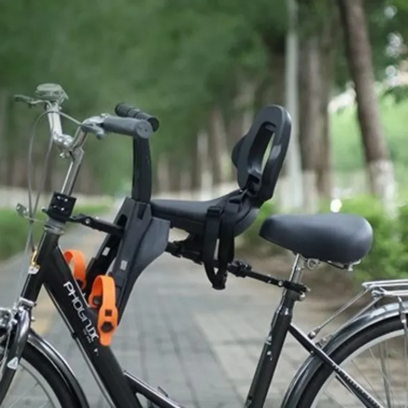 Mountain Bike Front-installed Foldable Mini Seat, Universal Fast Release Small Saddle, Secure Parent-child Cycling Bike Parts