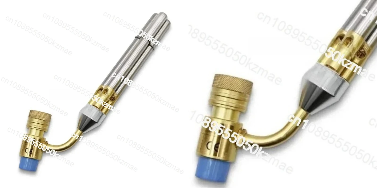 Brass-Built Triple-Head Torch | High-Temp Fuel Compatibility for Welding, Soldering & Outdoor Use