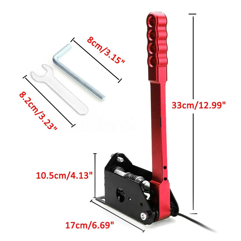 Imagem -02 - Usb Sim Handbrake Clamp para Logitech Racing Jogos Jogos de Corrida G25 G27 G29 T300 T500 Fanatecosw Lfs Sujidade Novo pc 16 Bit