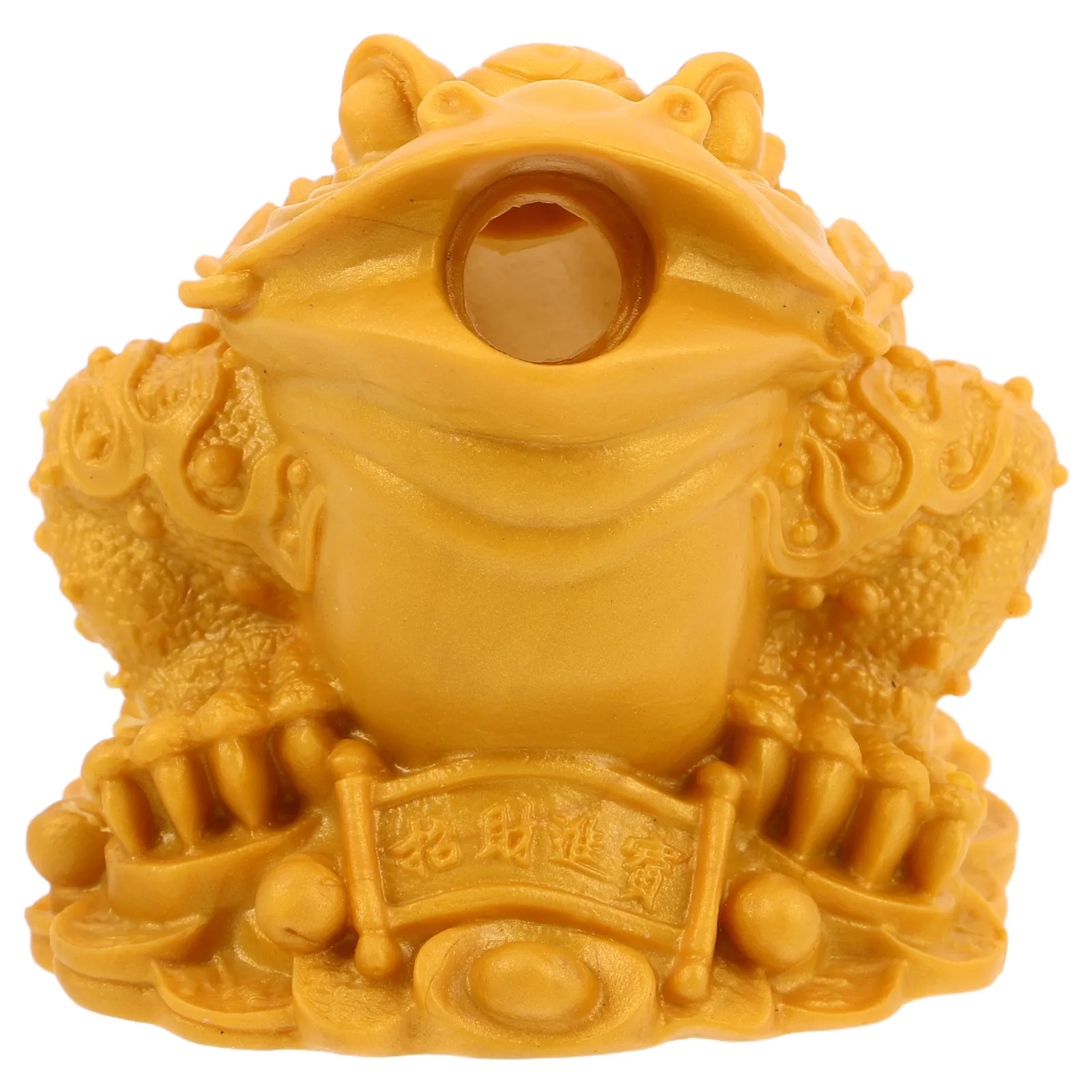 

Golden Toad Water Fountain Spout Spitting Frog Tea Pet For Home Kitchen Garden Decor Pond Flower Pot Decoration