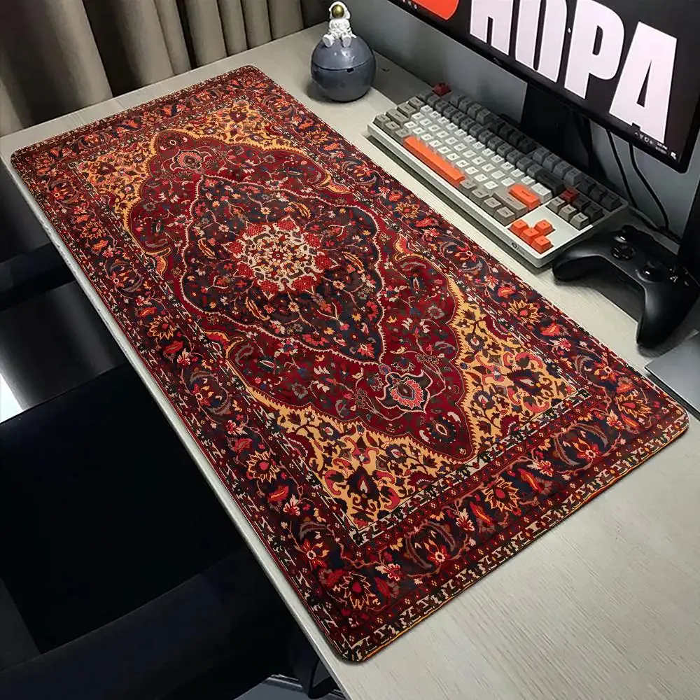 แผ่นรองเมาส์ลายเปอร์เซียพรีเมียม ขายดี แผ่นรองเมาส์ขนาดใหญ่ แผ่นรองโต๊ะ กันลื่น ซักได้ ใช้ได้ทั้งที่บ้านและที่ทำงาน