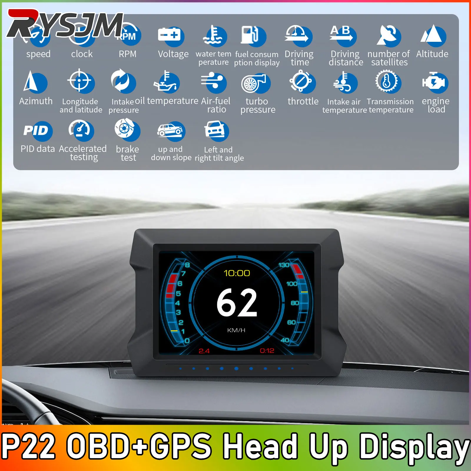 P22 Car Head Up Dis… - image