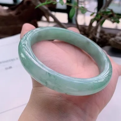 

zheru Jewelry Natural Burma Jade 54mm-62mm bracelet Exquisite Princess bracelet send girlfriend send mom